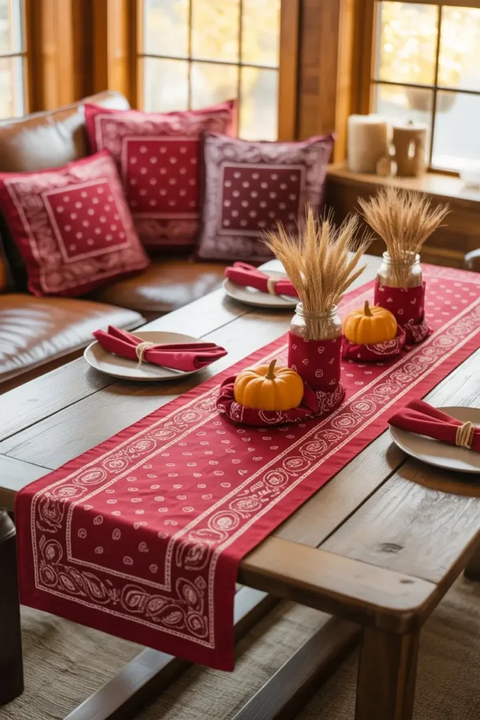 12. Bandana in Seasonal Decor