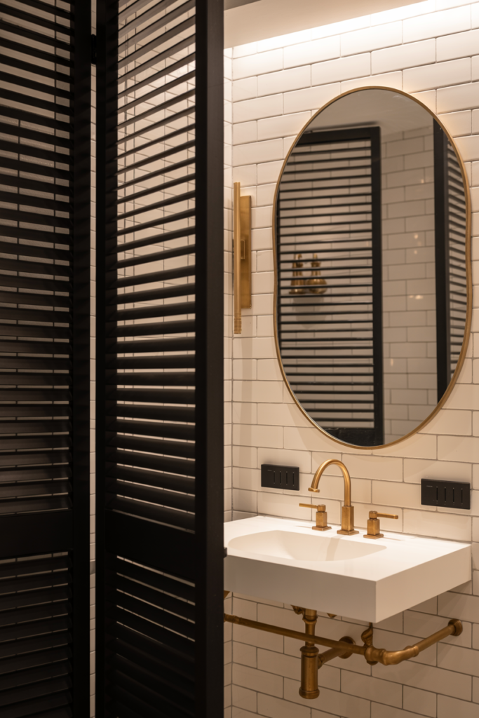 12. Contemporary Black Shutters