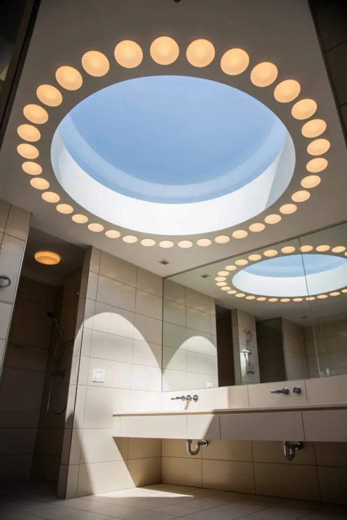 12. Recessed Skylight Illusion