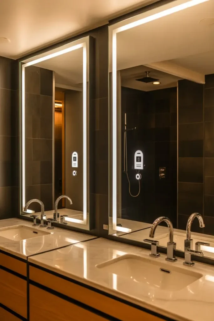 12. Smart Mirrors and Technology Integration