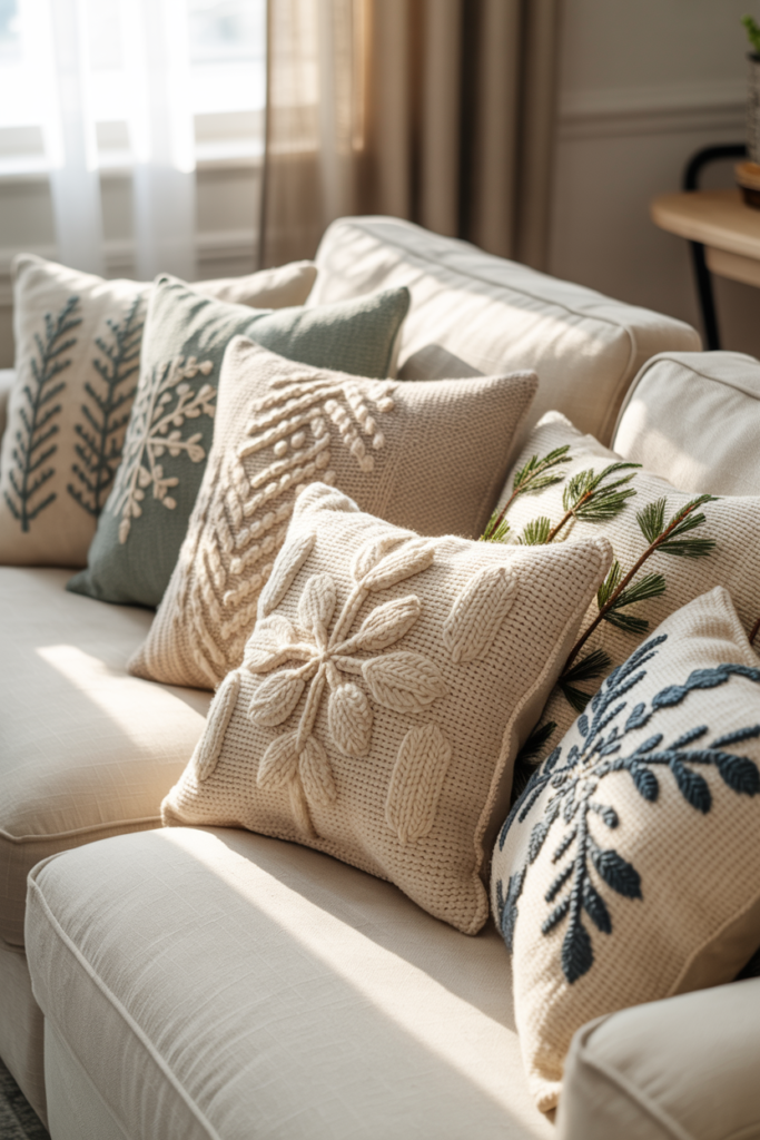 13+ Hand-Stitched Pillows