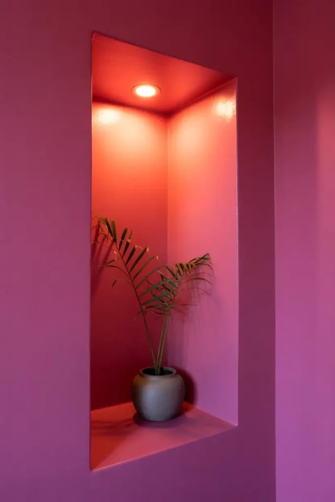 13. Bring Bright Color Into Small Corners