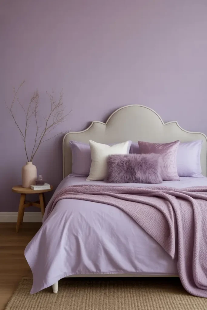 13. Soft Lavender for Restful Interiors
