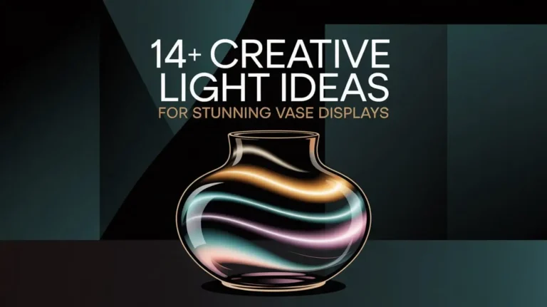 14+ Creative Light Ideas for Stunning Vase Displays