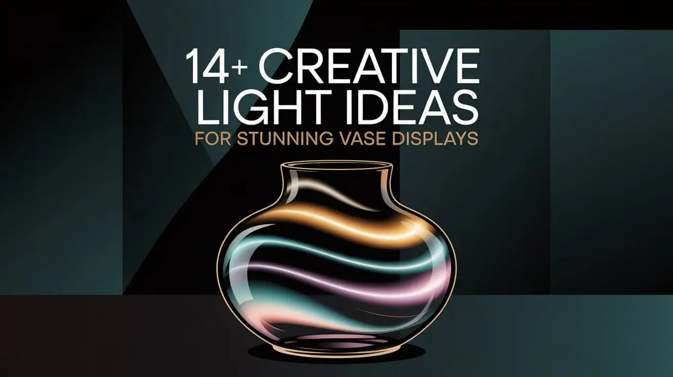 14+ Creative Light Ideas for Stunning Vase Displays