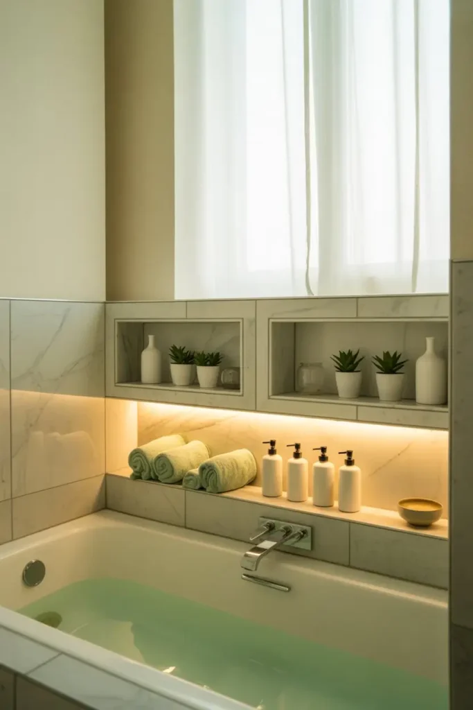 Install a Tub Surround to Maximize Wall Space