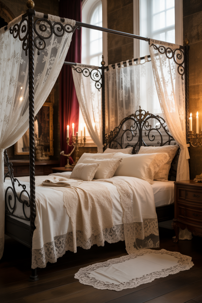 14. Vintage Lace and Iron Charm