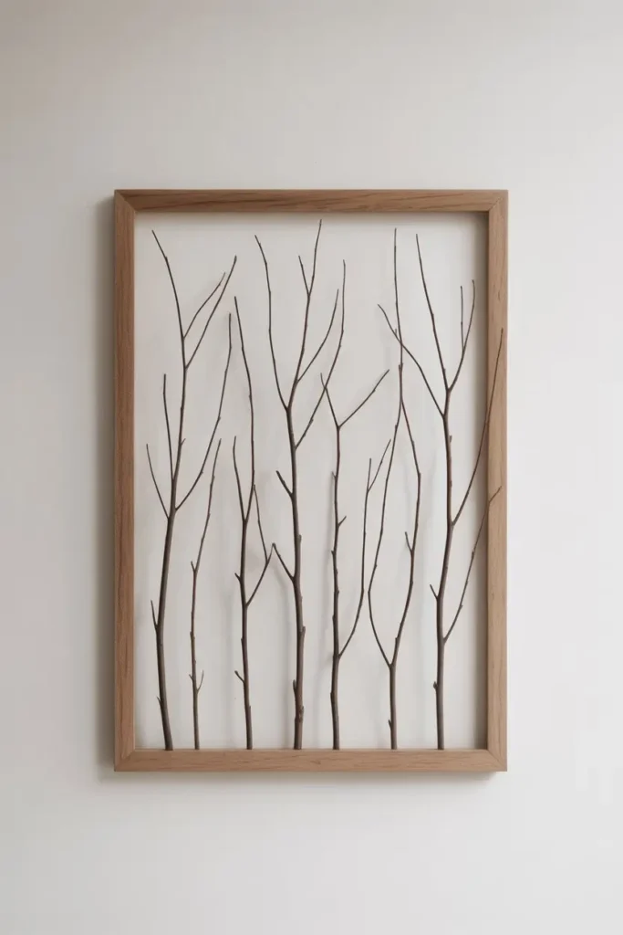 14. Winter Branch Wall Decor