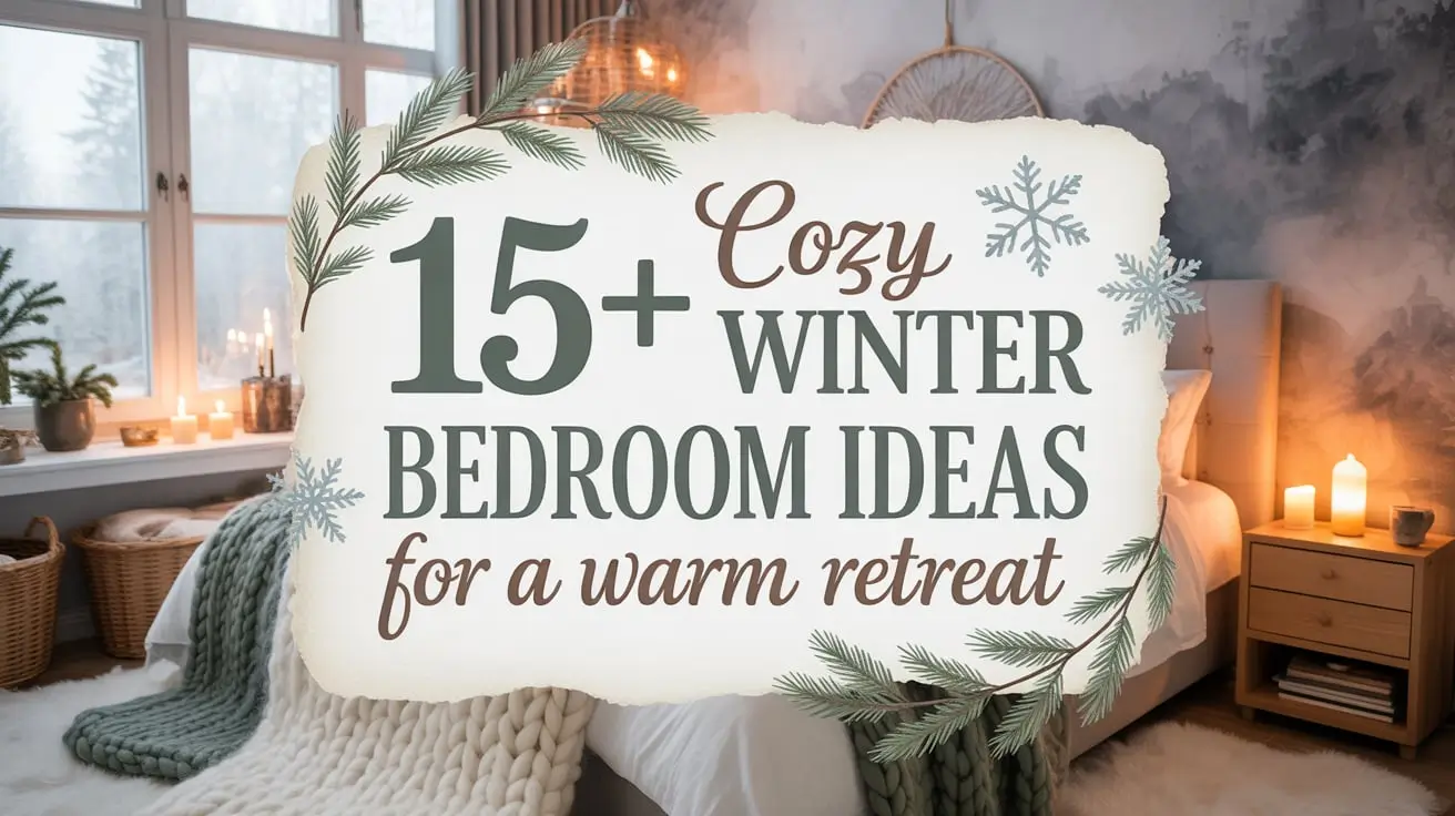 15+ Cozy Winter Bedroom Ideas for a Warm Retreat