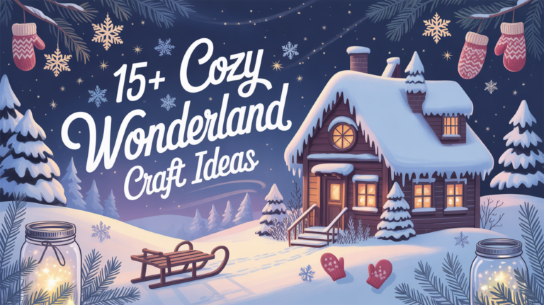 15+ Cozy Winter Wonderland Craft Ideas