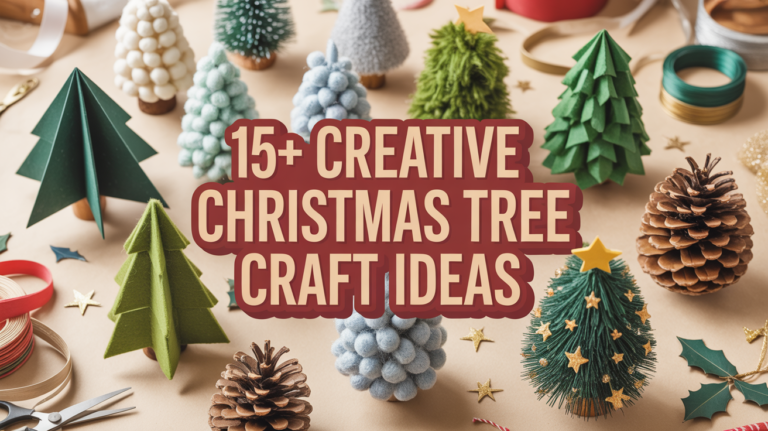 15+ Creative Christmas Tree Craft Ideas