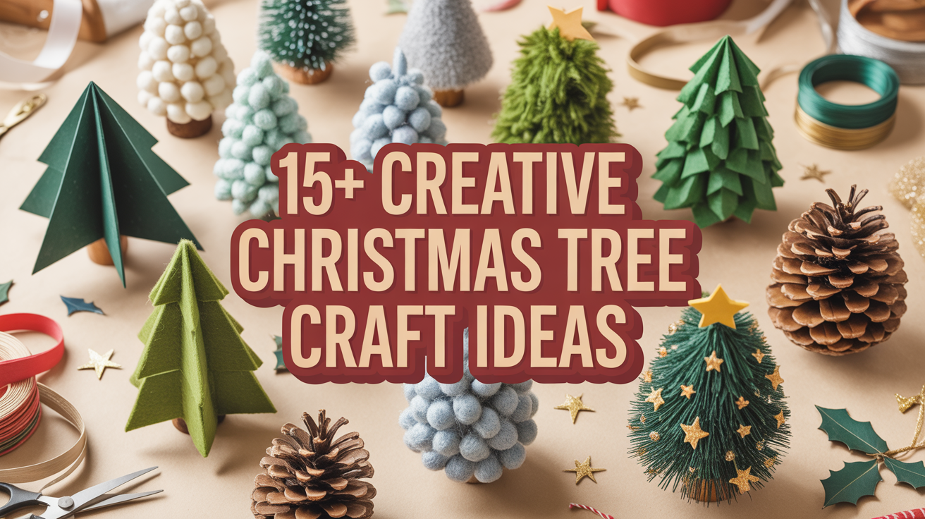 15+ Creative Christmas Tree Craft Ideas