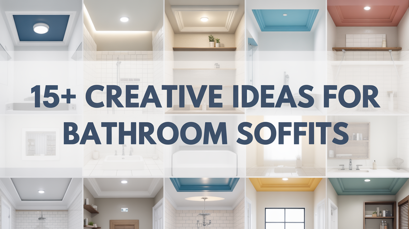 15+ Creative Ideas for Bathroom Soffits