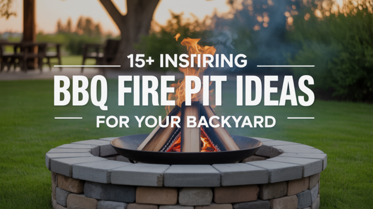15+ Inspiring BBQ Fire Pit Ideas for Your Backyard
