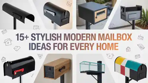 15+ Stylish Modern Mailbox Ideas for Every Home