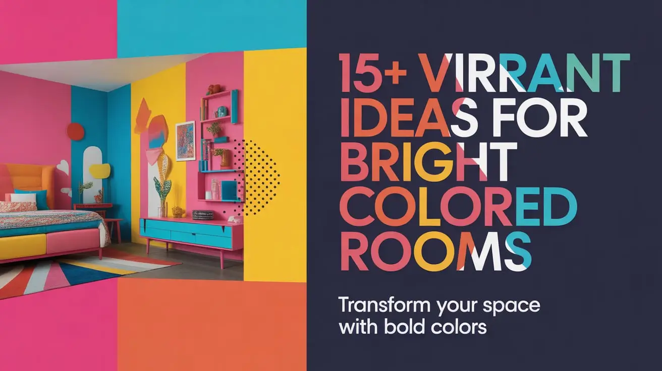 15+ Vibrant Ideas for Bright Colored Rooms