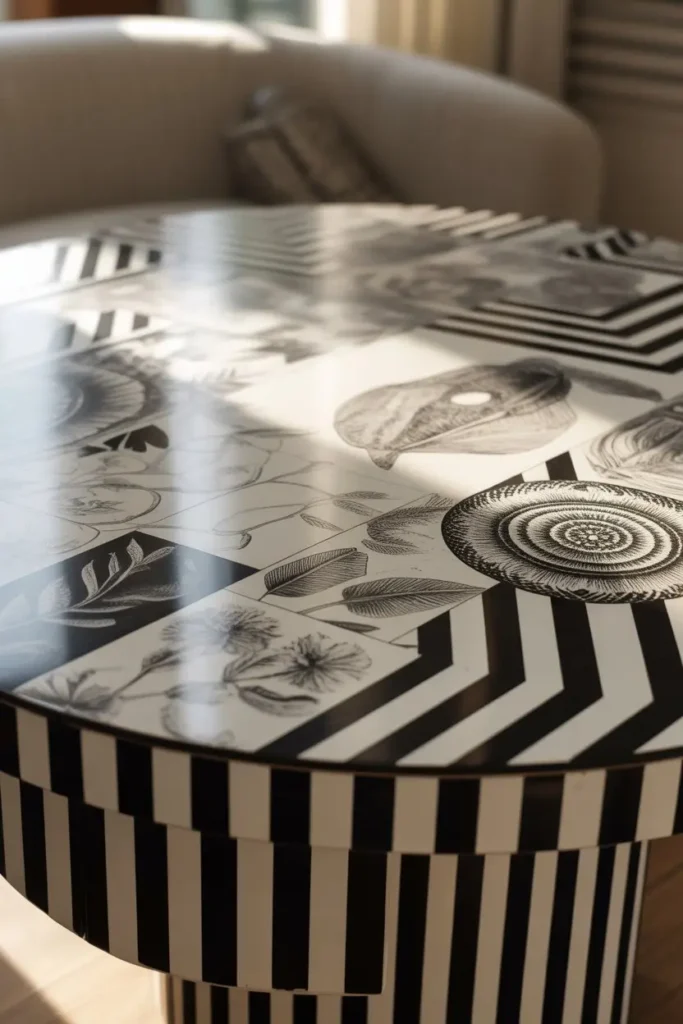 15. Black and White Elegance