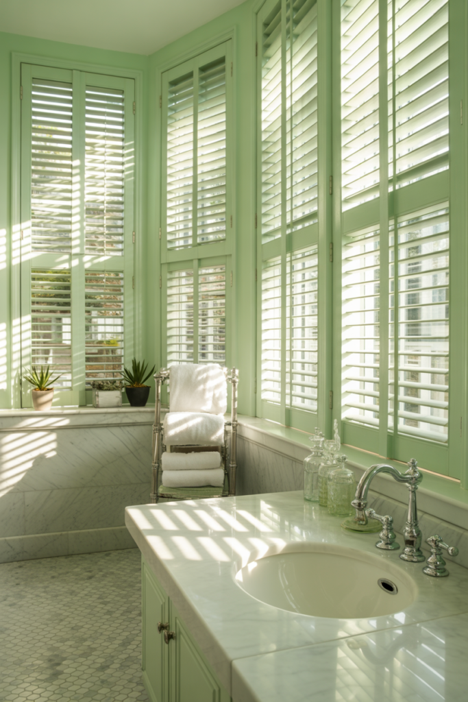 15. Color Pop Painted Shutters