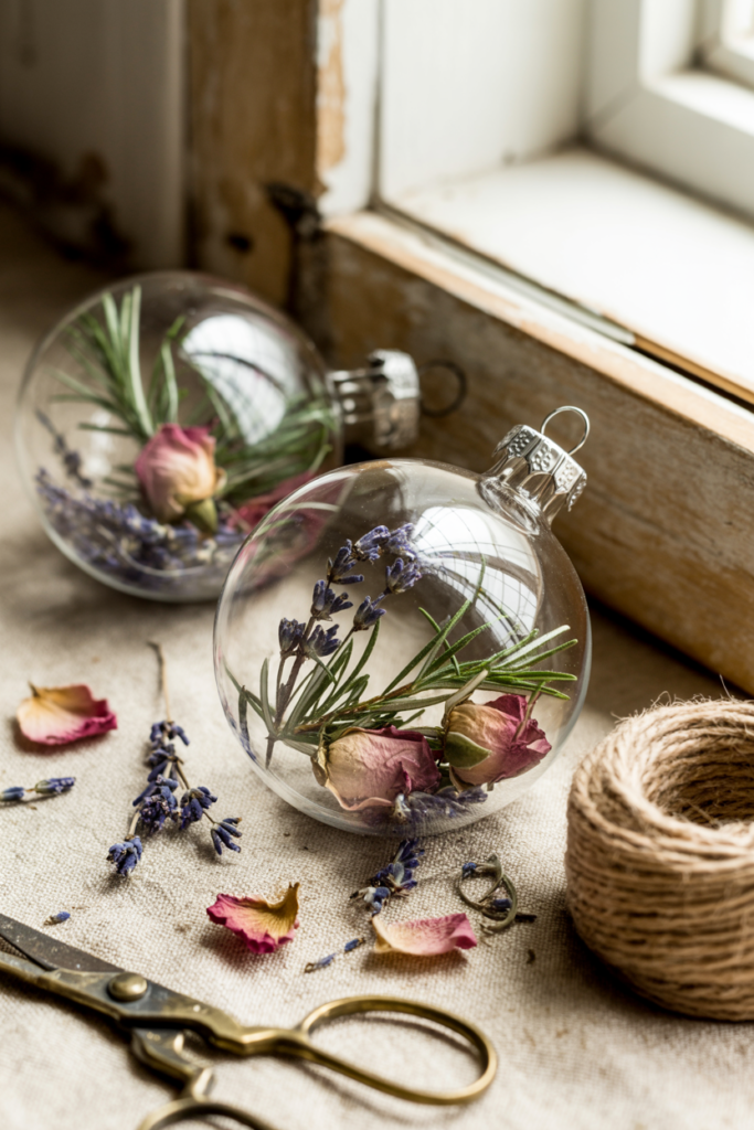 15. Dried Flower and Herb Ornaments