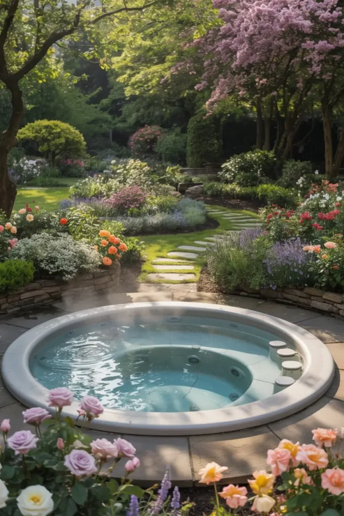 15. Garden-View Hot Tub Patio