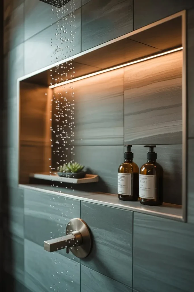 15. Incorporate a Soffit into a Shower Niche