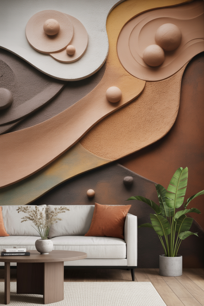 15. Layered Clay Murals