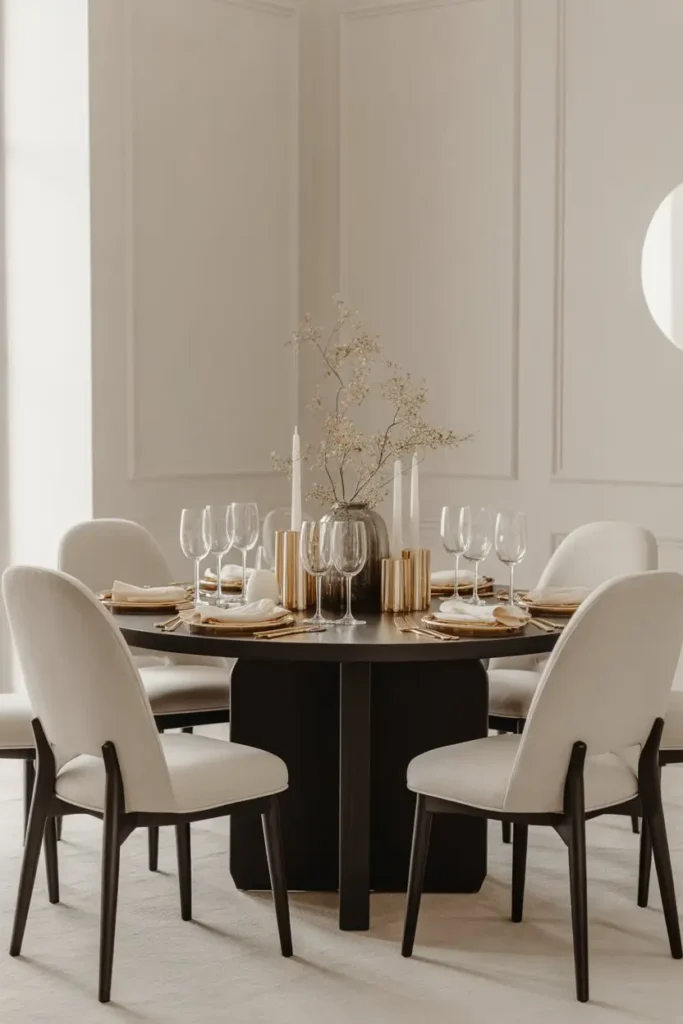 15. Metallic Accents to Add Shine and Warmth