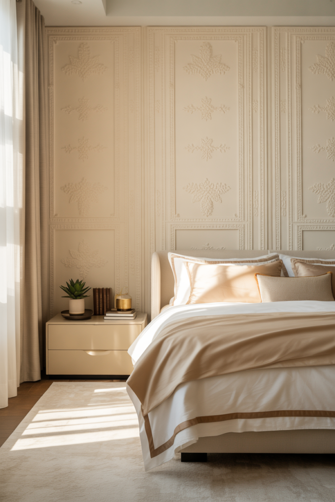 15. Modern Cream Wallpaper