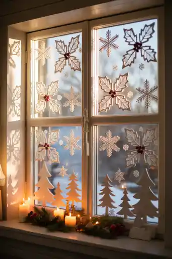 15. Use Festive Window Screens