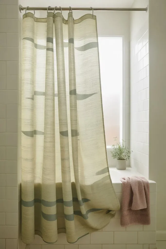 Use a Shower Curtain Instead of a Shower Screen