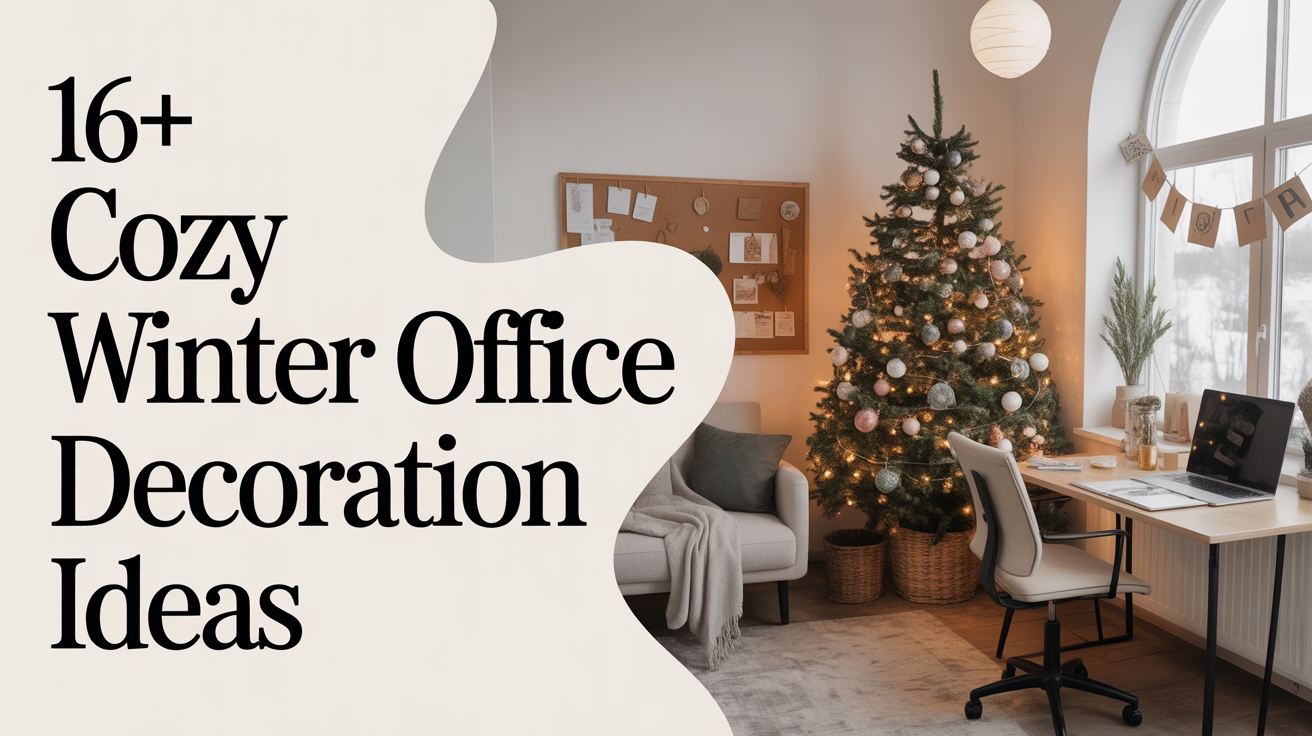 16+ Cozy Winter Office Decoration Ideas