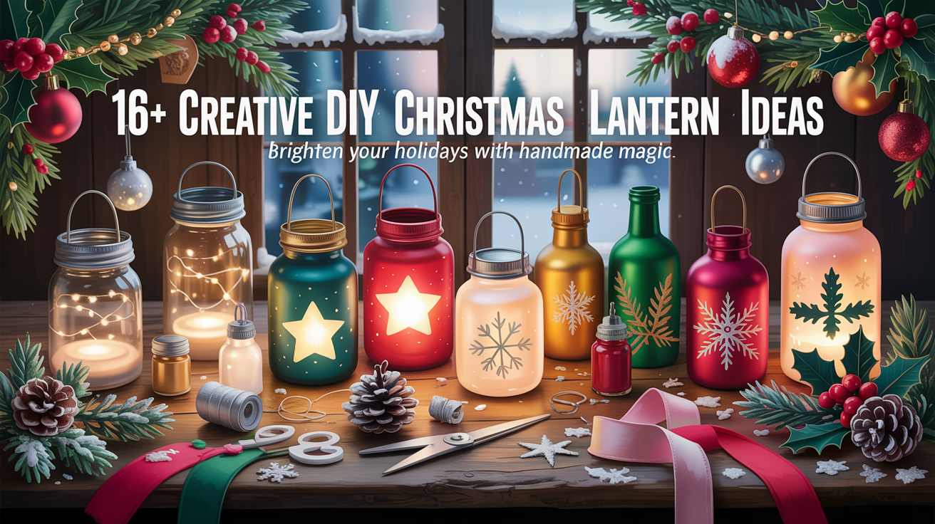 16+ Creative DIY Christmas Lantern Ideas