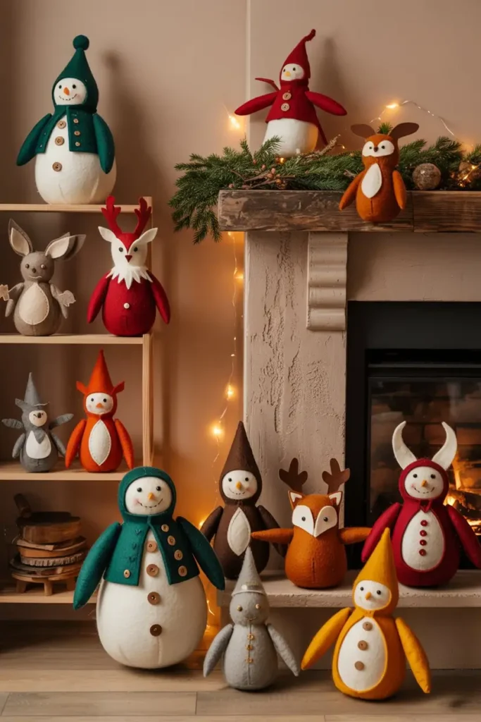 16+ Felt Winter Characters