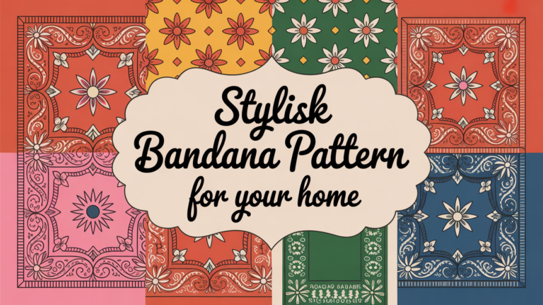 16+ Stylish Bandana Pattern Ideas for Your Home