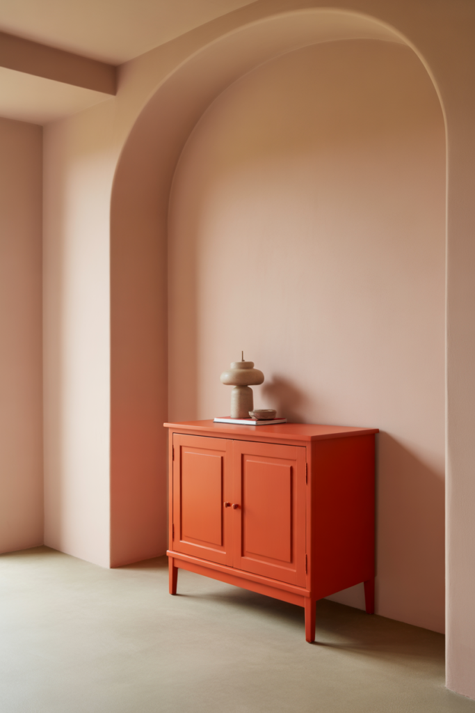 16. Add Bright Color Through Painted Furniture