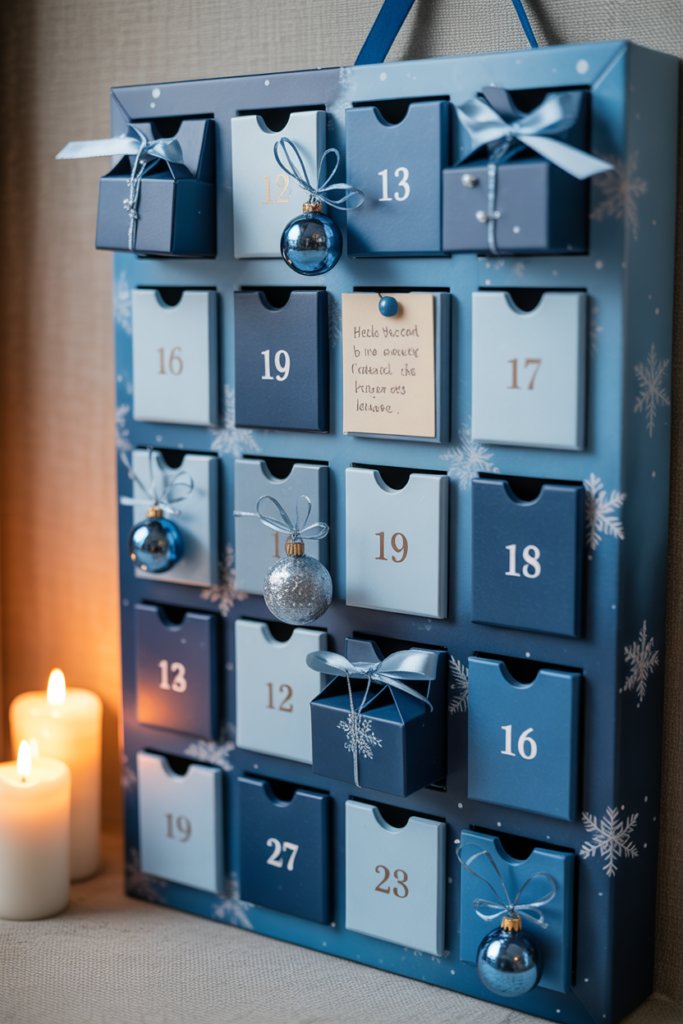 16. Blue-Themed Advent Calendar