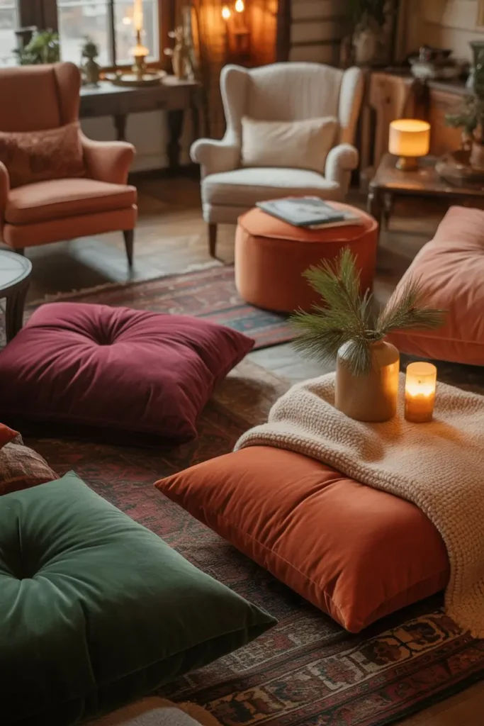 16. Extra Seating for Warm Gatherings