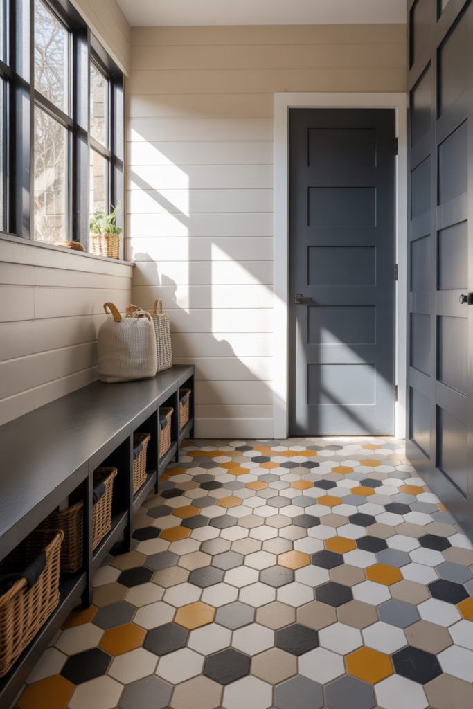 16. Hexagonal Tiles for a Modern Twist