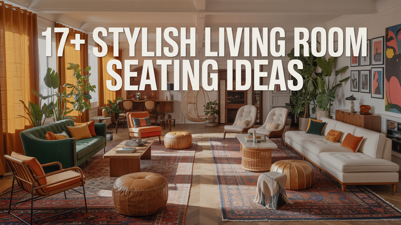 17+ Stylish Living Room Seating Ideas