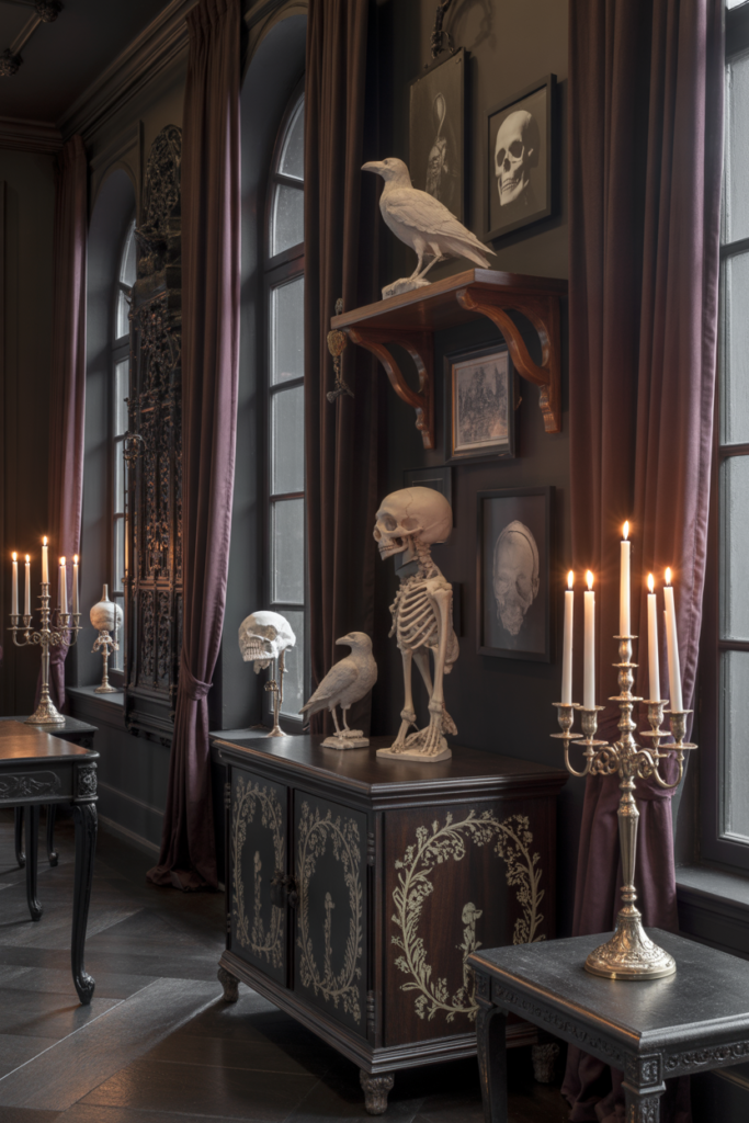 17. Raven and Skull Aesthetic