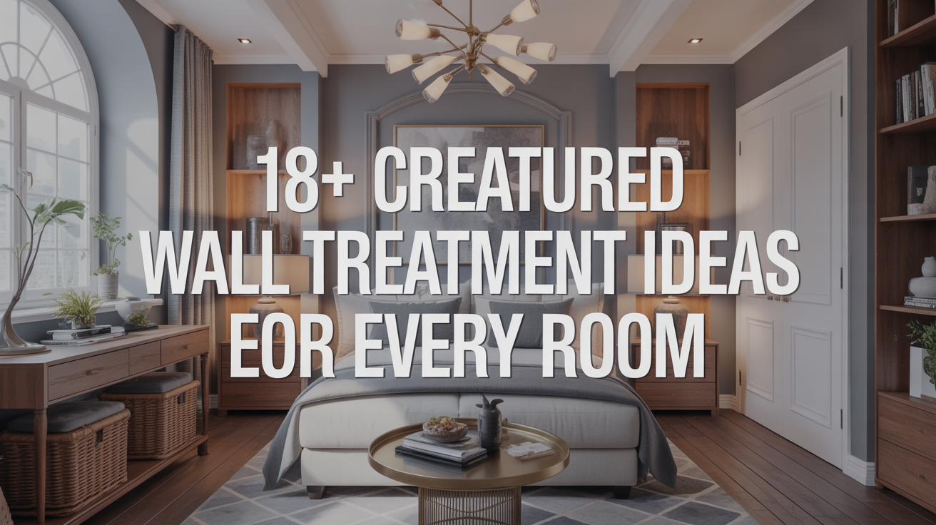 18+ Creative Wall Treatment Ideas for Every Room