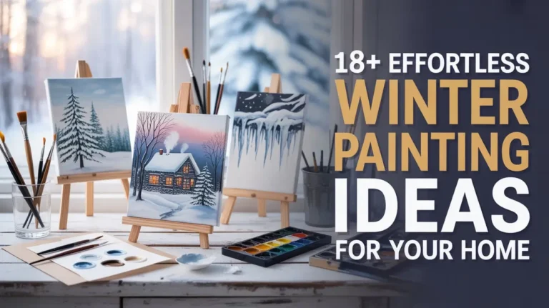 18+ Effortless Winter Painting Ideas for Your Home