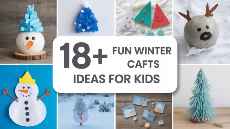 18+ Fun Winter Crafts Ideas for Kids