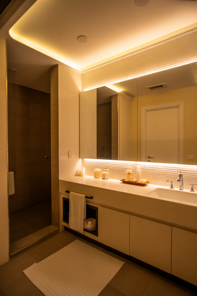 18. Dimmable Perimeter Lighting