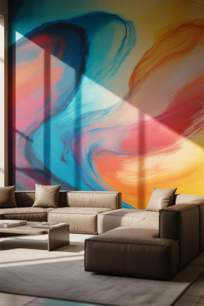 18. Wall Murals for Customizable Creativity