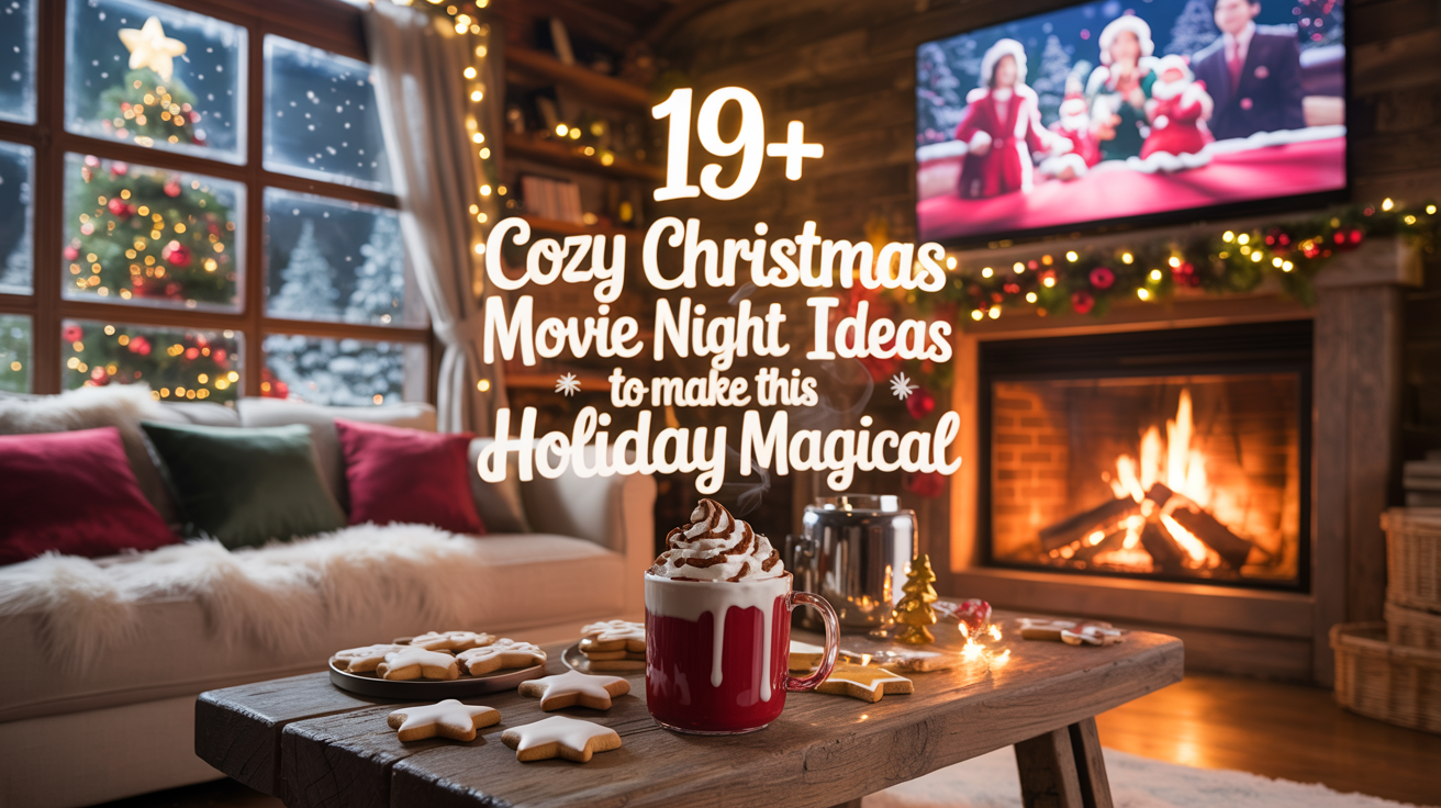 19+ Cozy Christmas Movie Night Ideas to Make This Holiday Magical