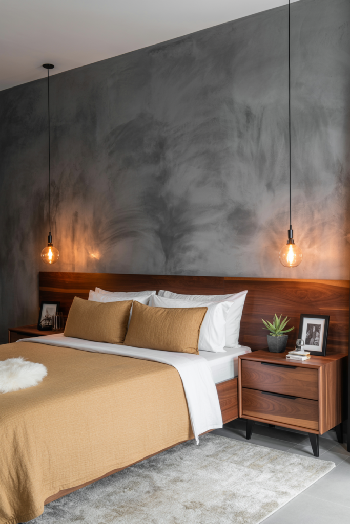 19. Concrete or Cement Finish Wall for Industrial Calm