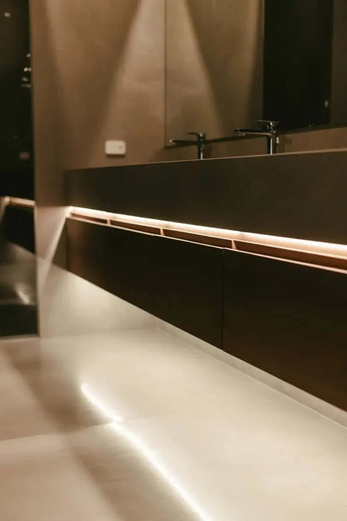 19. Under-Cabinet Recessed Lighting