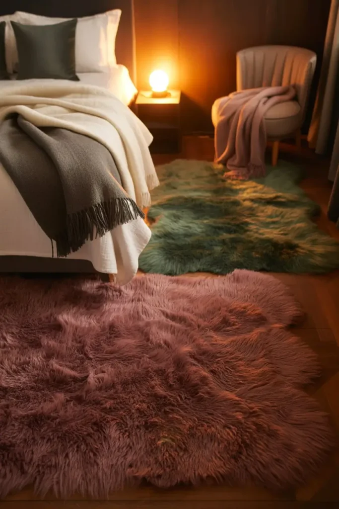 2. Plush Area Rugs to Keep Feet Warm