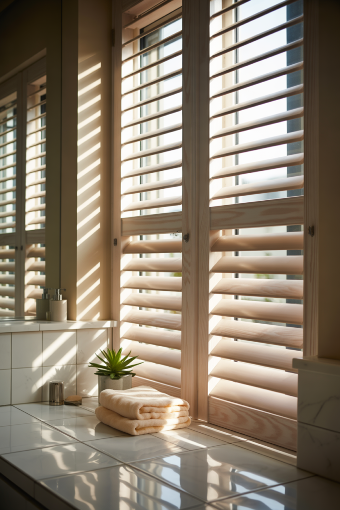 2. Waterproof Vinyl Shutters